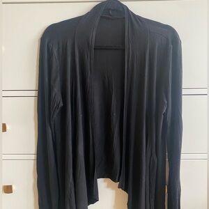 Smart Set Black Open Front Cardigan